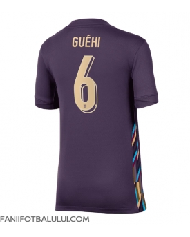 Anglia Marc Guehi #6 Echipament de Fotbal Replică European 2024 Femei Deplasare